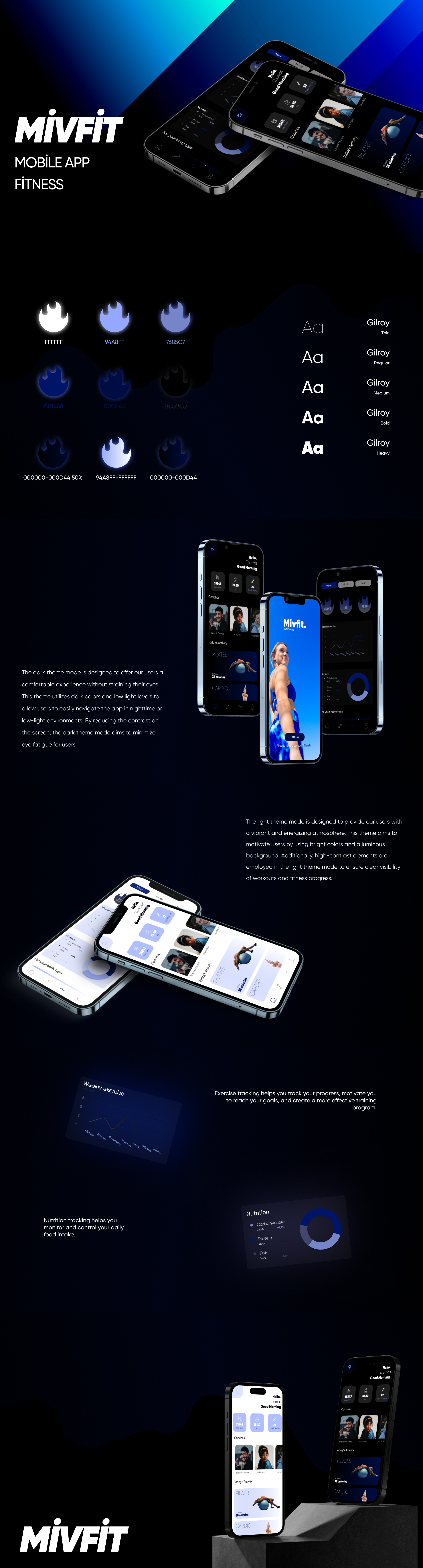 MivFit — Fitness Mobile App