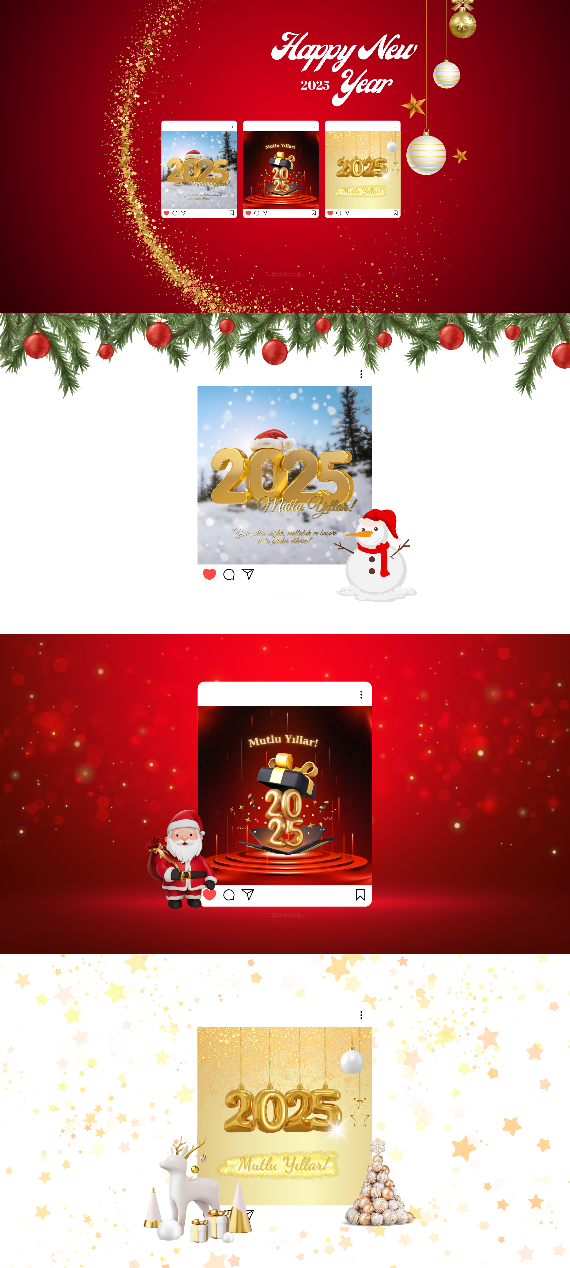 Yılbaşı — Happy New Year Post